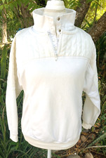 Vintage woman ADIDAS Sweatshirt 80s-90s size M White