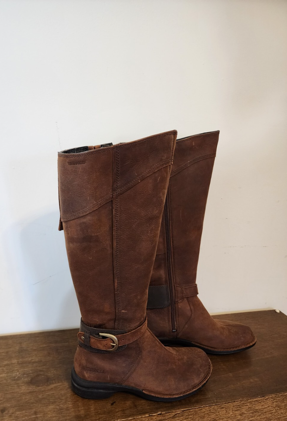 Stivali Merrell Copper Mountain da donna in pelle captiva impermeabili MARRONE US 5 Eur 35