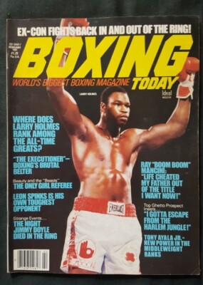 Boxing Today February 1981. Larry Holmes, Ray Mancini, Tony Ayala