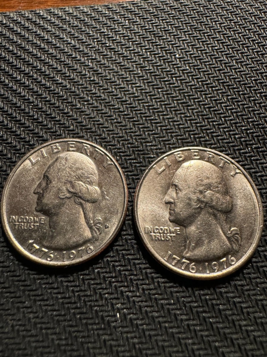 2)U.S. Mint 1776-1976 Bicentennial Quarter (1) No Mint Mark (1