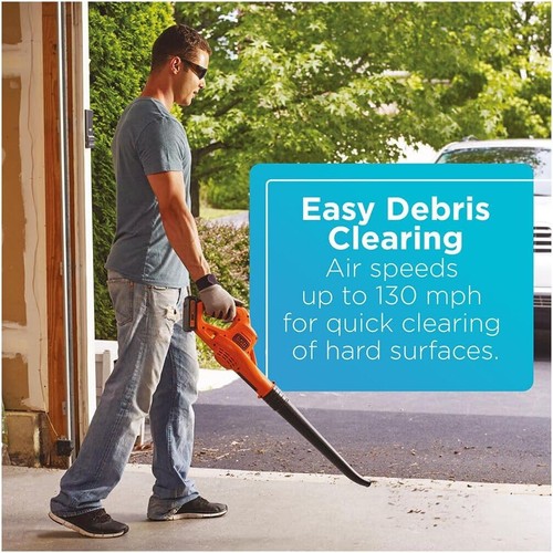 Black & Decker 20V MAX Li-Ion Sweeper Kit (1.5 Ah) LSW221 New - Picture 4 of 5