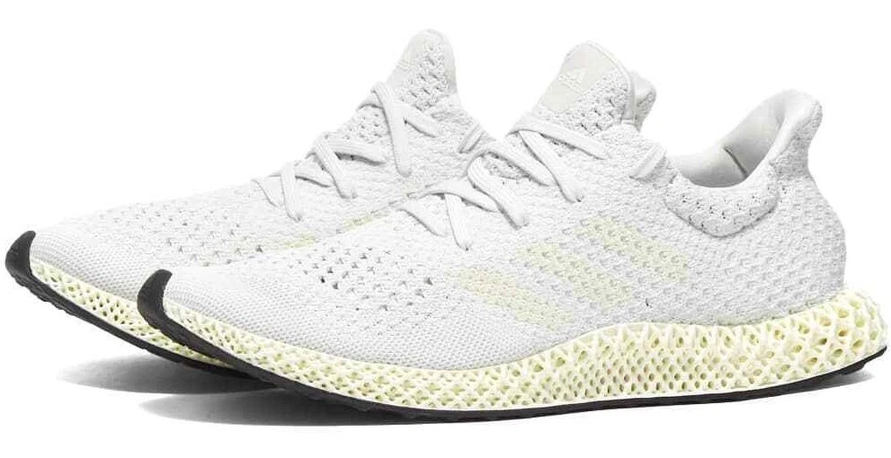 adidas Future Craft 4D Off White Triple Running Sneakers Trainers Men Low  Top