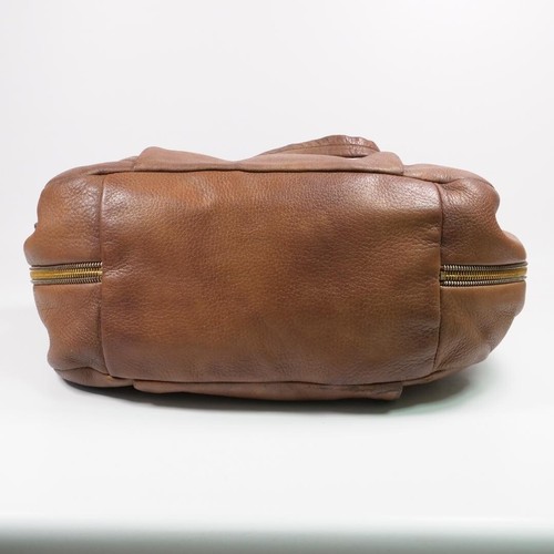 PRADA 2way Tote Shoulder Handbag Leather Brown Used Excellent Condition Auth JPN - Picture 14 of 20