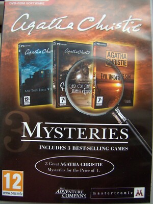 AGATHA CHRISTIE MYSTERIES---3 SPIELE PACK---WIMMELBILDABENTEUER---PC DVD