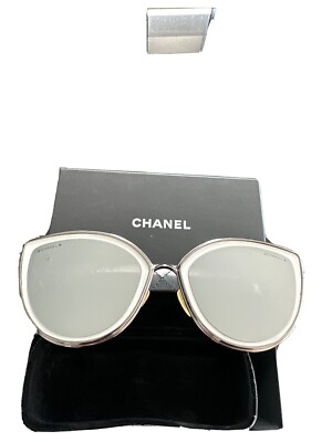 CHANEL SUNGLASSES — ** HAS A SCRATCH ** Slightly used My first pair of sunglasses and they came with scratches on  main image 4
