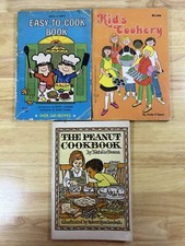 Lot 3 Kids Cook Book Kid’s Cookery Easy To Cookbook Vintage Books