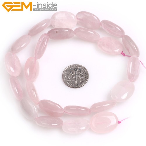 Natural Rose Quartz Square Crystal Gemstone Loose Beads For Jewelry Making 15" - Picture 4 of 26