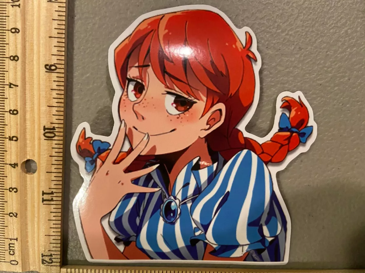 New Cute Sexy Anime Girl Food Big Meme Vinyl Decal Sticker Car