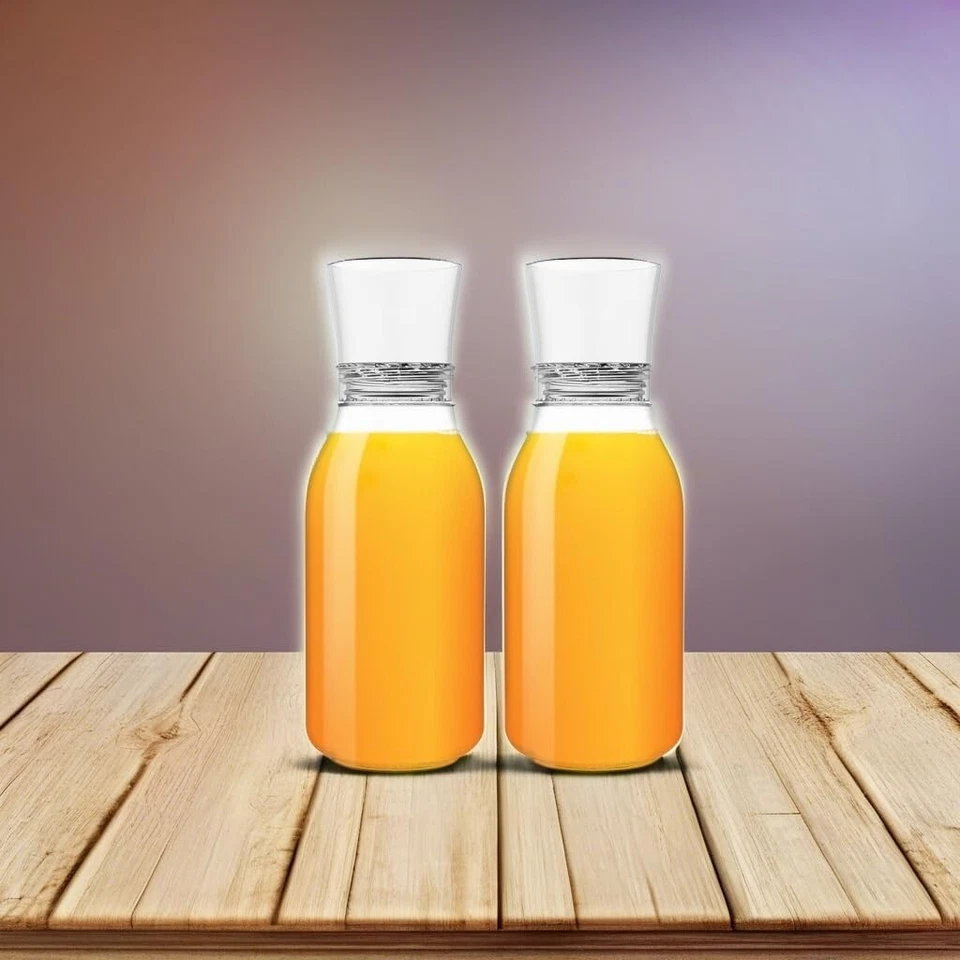 TOSSWARE POP 32oz Carafe Set of 2, Premium Quality, Recyclable, Unbreakable - Image 2 of 2