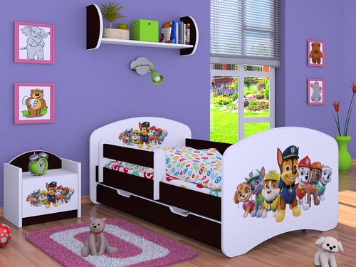 Kinderbett Super Hunde Paw | MATRATZE und SCHUBLADE | 140/160/180/190 PATROL ! - Bild 8 von 23