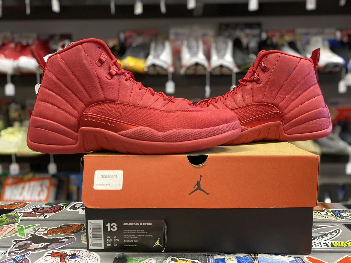 Jordan 12 gym red clothing hotsell