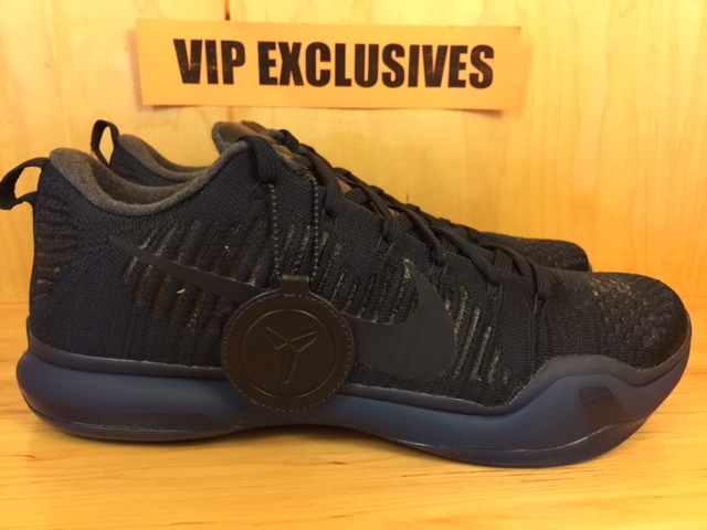 Nike Kobe X 10 Elite FTB Fade To Black Dark Obsidian Black Nike Kobe X 10 Elite FTB Fade To Black Dark Obsidian Black