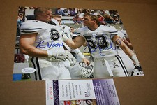 THE LONGEST YARD BILL ROMANOWSKI & KEVIN NASH DUAL SIGNED 8X10 PHOTO JSA CERT
