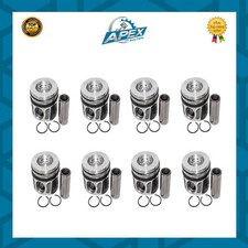 PISTONE E ANELLI MOTORE LAND ROVER RANGE ROVER 4.4 448DT - 8 PZ - OVERSIZE 0,50