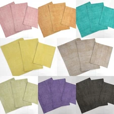 Faux Burlap Countertop Protecting Slider Mats (8 Colors Available)