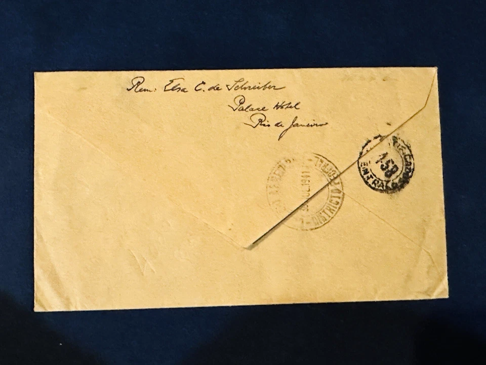 BRASIL 1941 SEGUNDA GUERRA MUNDIAL PORTADA ENVIADA A BUENOS AIRES ARGENTINA Foto 2 de 2