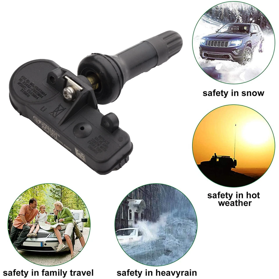 Sensor de presión de aire de neumáticos 4 piezas 13586335 25920615 para Chevrolet Buick GMC 315 MHz Foto 3 de 4