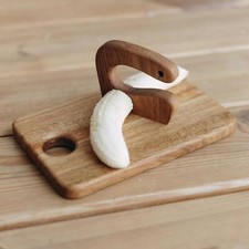 Kids Wooden Cutting Board and Knives Set Kitchen Tools for Avocados Fruits