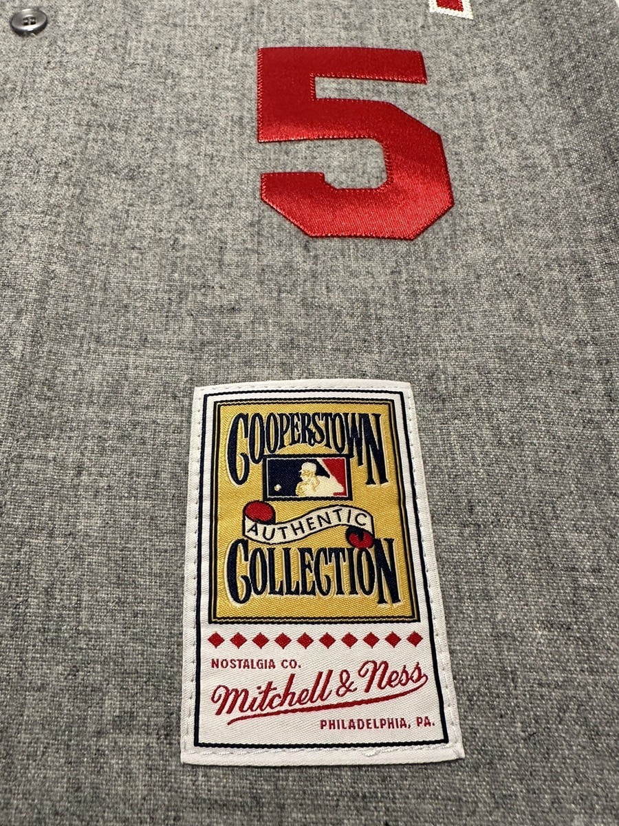 極美品 Mitchell & Ness REDS 5 BENCH Jersey Cincinnati Reds Mitchell and Ness Authentic Johnny Bench #5