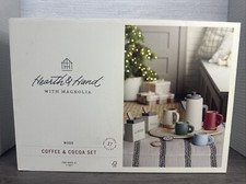 New In Box Hearth and Hand Kids Toy Coffee and Cocoa Set Sealed Set Magnolia