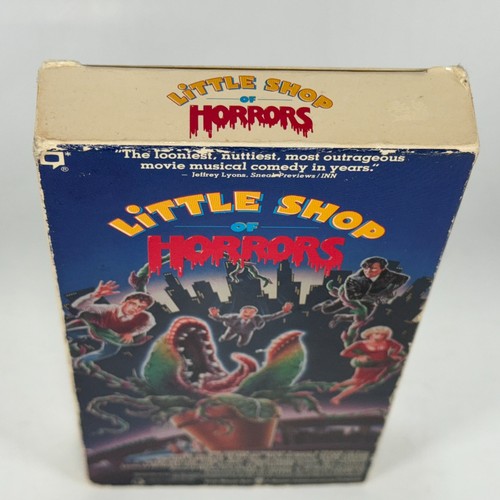 Little Shop of Horrors VHS OOP 1987 Horror Comedy Musical Original Release - Foto 3 di 9