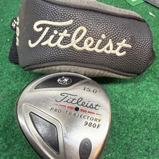 Titleist 980F 3W 15° Loft Pro Trajectory SENIOR Flex Graphite NEW GRIP RH