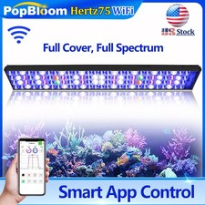 PopBloom H75 WiFi LED Aquarium Light Full Spectrum for 36" 90cm Reef Coral Tank