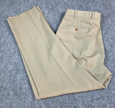 Brooks Brothers Pants 346 100 Wool 346 W35/L32 Khaki