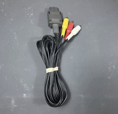 Nintendo Official OEM Video AV Composite Cable for Super SNES GameCube N64 Works