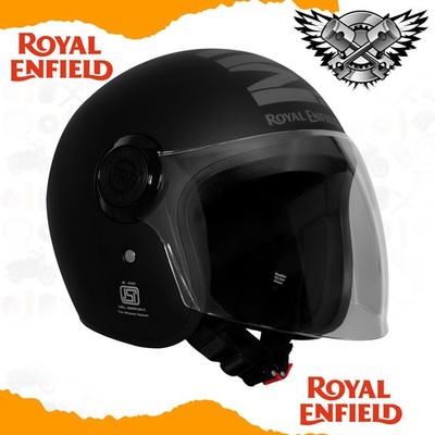 Royal Enfield Helmet Copter Half FACE | Certification: ISI & DOT | Outer Shell