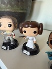 Funko Vinyl Pop Mixed Lot 5 Figures: Star Wars Rey & Princess Leia, Wonder Woman — photo 2