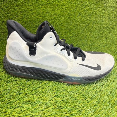 Nike KD Trey 5 VII Mens Size 14 White Black Athletic Basketball Shoes Sneakers