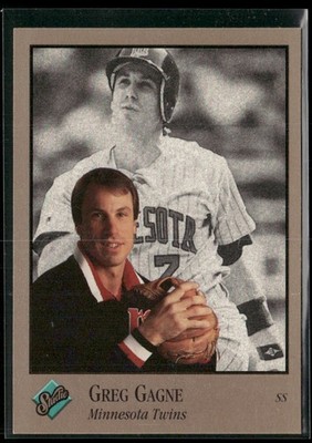 Greg Gagne 1992 Studio #203 Minnesota Twins
