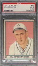 1941 Play Ball #41 Frank Hayes PSA 3 MK Baseball Card