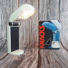 Lampada da Tavolo Knacks Vintage Anni 80 Design Pieghevole Compatta con Scatola