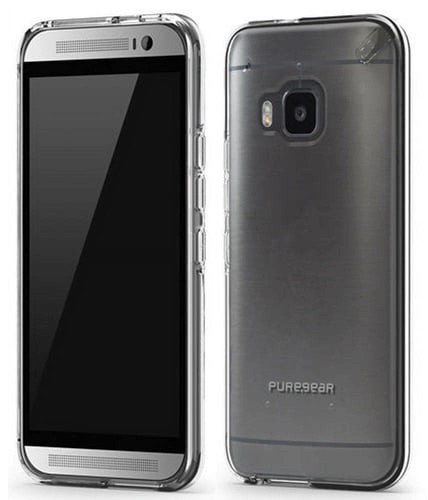 PureGear Slim Shell Protective Cell Phone Clear Durable Case Cover - HTC One - Picture 4 of 4