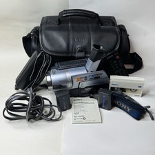 Sony Handycam DCR-TRV140 Digital 8 Camcorder With Nightshot Tested Works