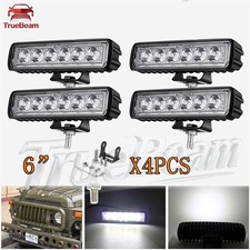 4x 6inch Led Work Light Bar Spot Pods Fog Lamp Offroad Driving Truck 4wd Suv Atv 4x 6inch Led Work Light Bar Spot Pods Fog Lamp Offroad Driving Truck 4wd Suv Atv
