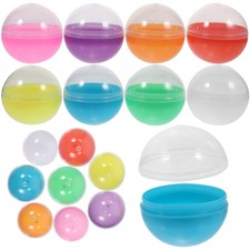 50 Pcs Gélules Vides Gumball Machine Capsules En Vrac Petites Boules Plastique