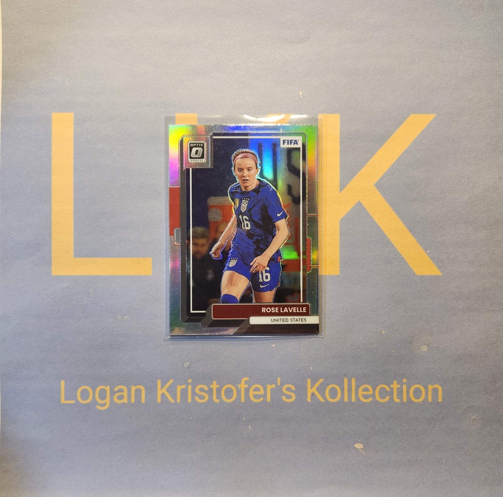 2022-23 Donruss Soccer - Rose Lavelle #128 Optic Silver Holo | USA Womens