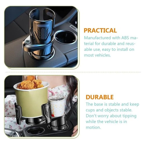 With Compass Automobile Cup Organizer Auto Styling Supplies Car Interior - Picture 6 of 6