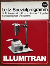 Leitz - Spezialprogramm Illumitran  - Prospekt 2 Seiten
