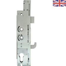 Robust Dual Spindle 35mm Backset XL Door Lock with Key Unlock - Silver Finish
