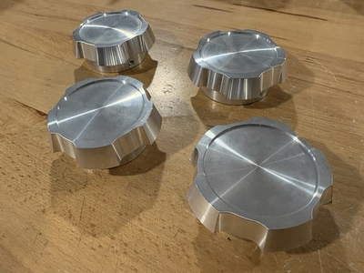 #ad Alcoa Super Snake GT500 20inch Billet Wheel Center Caps kit Shelby GT500 BMC $209.99