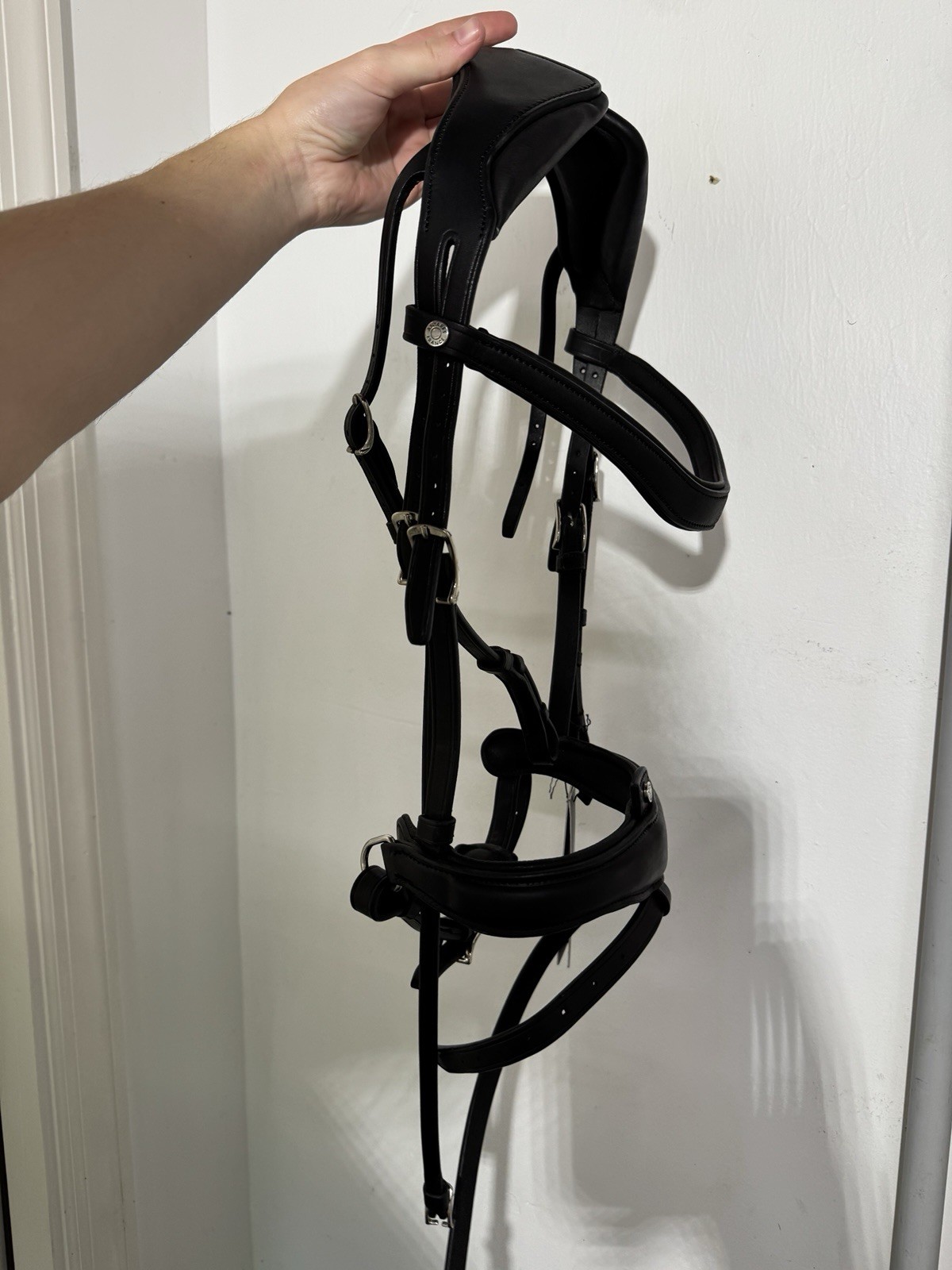 Antares Precision Large Crank Noseband Anatomic Bridle - Black NWT Size 1