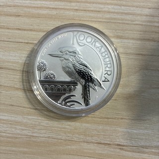 1 Oz 9999 Silver 2022 Australian Kookaburra Perth Mint Bullion Coin in Capsule