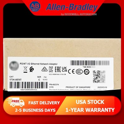 1734-AENT/C New AB 1734-AENT POINT I/O Ethernet Network Adaptor US-Same Day Ship