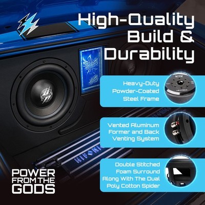 Hifonics ELITE 15 Inch Subwoofer, Dual Voice Coil Car Audio Speaker, 3000 Watt