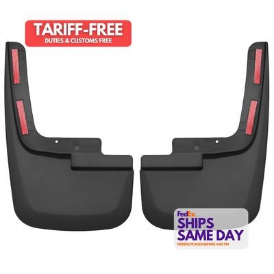 Husky Liners 58451, 2 Pack Black Plastic Fits 15- Ford F150 Front Mud Flaps - Picture 1 of 10