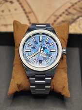 Henry Archer Vesterhav Ultraviolet Mother of Pearl Mosaic Automatic Watch 40mm